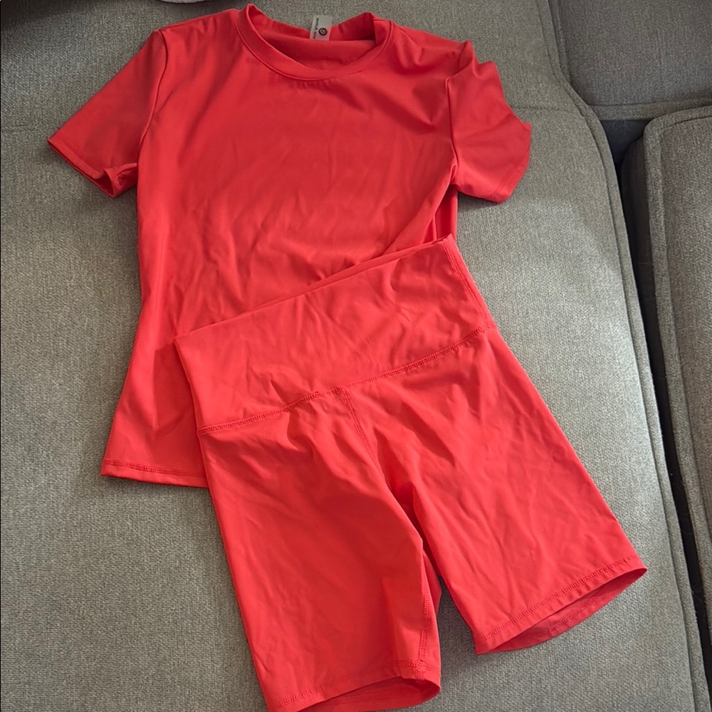 Women's Red Intimate Set